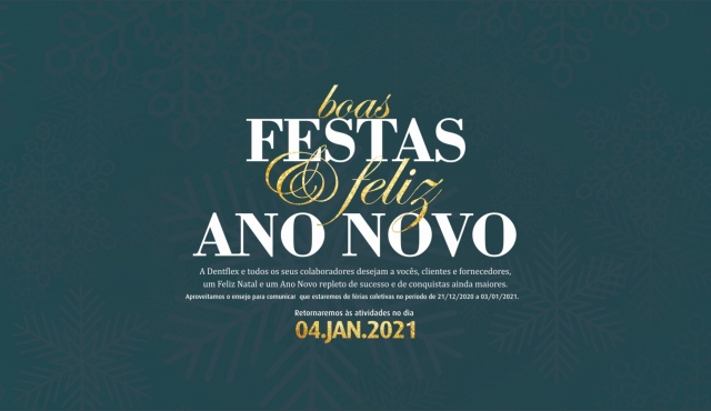 Comunicado de BOAS FESTAS!!!