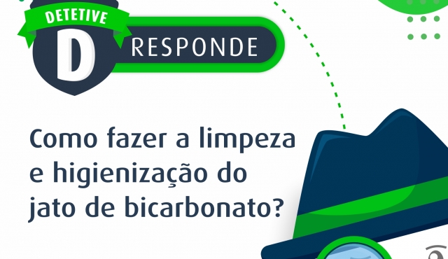 Como fazer a limpeza e higienização do jato de bicarbonato? 